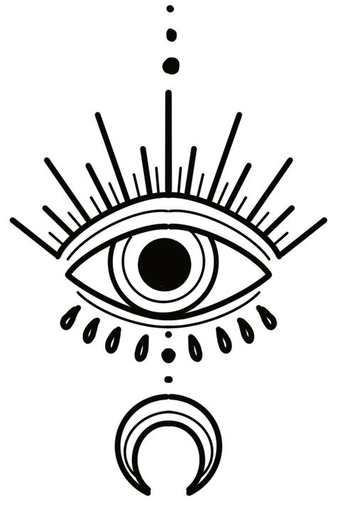 Evil Eye Painting Ideas, Evil Eye Black And White, Evil Eye Drawing, Hamsa Drawing, Basic Sketching, Evil Eye Hand, Small Finger Tattoos, Horoscope Tattoos, Eyeball Art