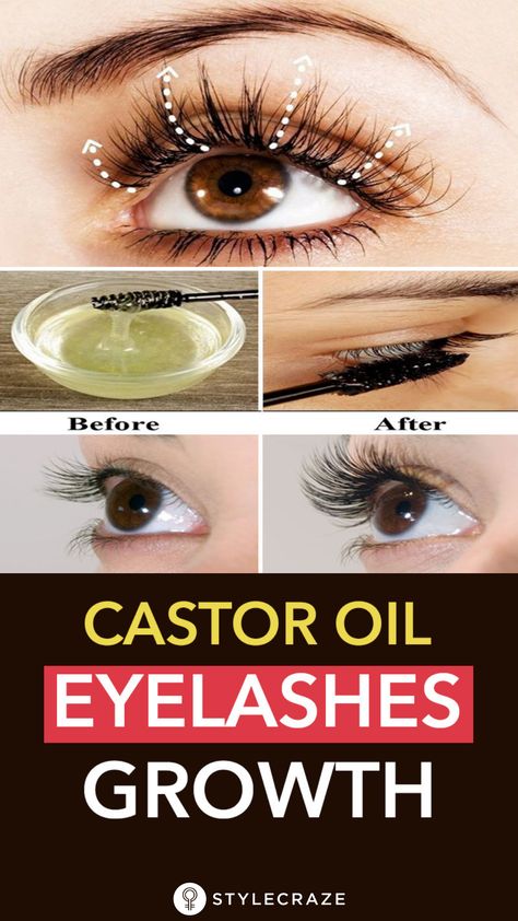 Oil For Eyelash Growth, Eyelash Growth Diy, Eyelashes Growth, Castor Oil Eyelashes, Beauty Hacks That Actually Work, Lash Growth Serum, How To Grow Eyelashes, How To Grow Eyebrows, Applying Eye Makeup