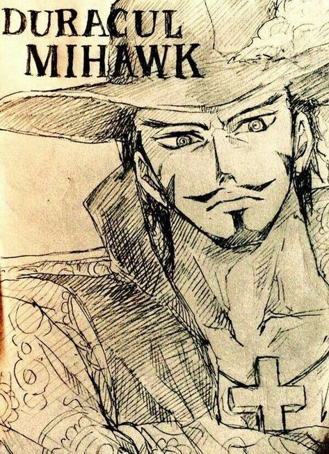 Dracul Mihawk, Mihawk Dracule, Dracule Mihawk, One Piece Tattoos, Best Anime Drawings, Anime Drawing Books, Animation Art Sketches, One Peice Anime, Face Sketch