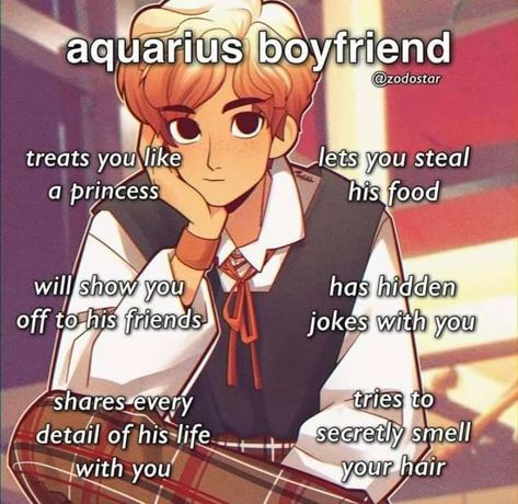 Aquarius Anime Characters, Aquarius Boyfriend, Gemini Personality, Libra Life, Aquarius Traits, Aquarius Life, Aquarius Truths, Zodiac Characters, Gemini And Aquarius