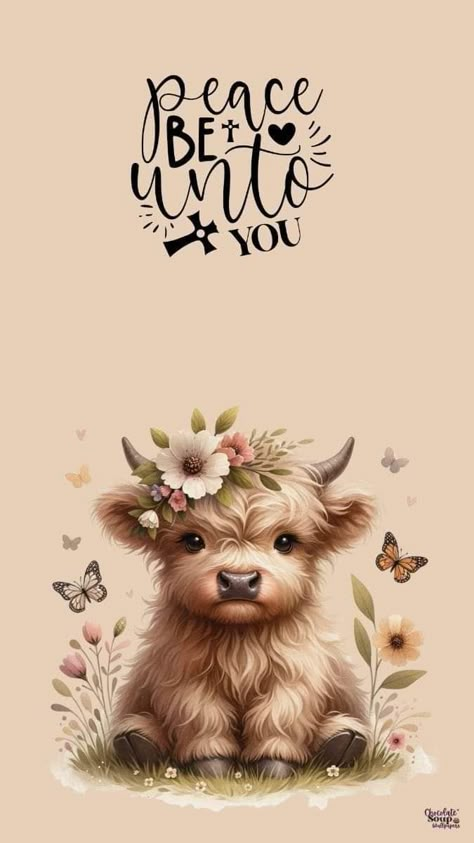 Cattle Wallpaper, Cute Cow Pics, Scripture For Children, Highland Cow Wallpaper, Soup Wallpaper, Spiritual Uplifting Quotes, Cow Pics, Highland Cow Decor, Scriptures For Kids