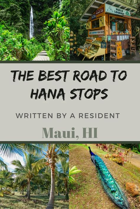 The Best Road to Hana Stops Written by a Resident - I'm Jess Traveling Traveling Hawaii, Road To Hana Stops, Hawaii Trip Planning, Maui Honeymoon, Maui Itinerary, Maui Wowie, Maui Hawaii Vacation, Hana Maui, Hawaii Things To Do