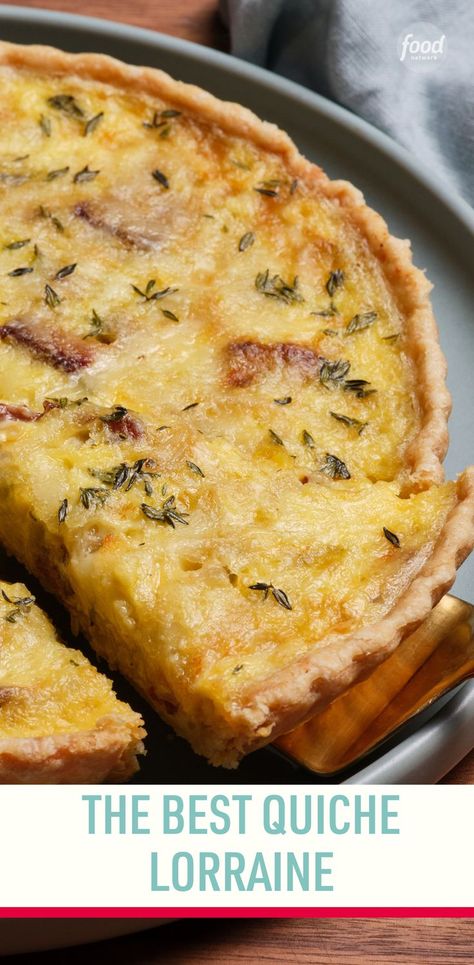 French Quiche, Best Quiche, Sweet Onions, Pastry Crust, Tart Pan, French Dishes, Flaky Crust, Quiche Recipes, Bacon Cheese