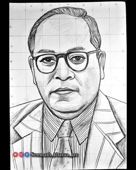 ❤️Jai Bhim ❤️‍🩹🇮🇳... . . . Full tutorial video on my YouTube channel 👇❤️‍🩹 (Somnath khatua art) . . #somnathkhatuaart #hapoyconstitutionday #bhimraoambedkar #drbrambedkar #drawingpencil #sketching Ambedkar Drawing, Jai Bhim, Tutorial Video, Pencil Sketch, Drawing Sketches, Pencil Drawings, Youtube Channel, Drawings, Quick Saves