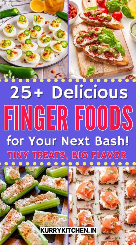 Elevate your party with these must-try finger food recipes! From savory bites like mini sliders and stuffed mushrooms to sweet treats like chocolate-dipped fruit and bite-sized desserts, this collection has something for everyone. Perfect for birthday parties, game nights, holidays, and casual get-togethers. Discover quick, easy, and crowd-pleasing appetizers that will have your guests coming back for more. #FingerFoods #PartySnacks #Appetizers #EasyRecipes #PartyFood Sweet 16 Food Ideas Snacks, Easy Finger Food Ideas, Girls Night Appetizers, Cheap Finger Foods, Dipped Fruit, Easy Finger Food, Finger Food Ideas, Savoury Finger Food, Finger Food Recipes