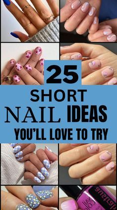 Really Short Nails, Short Nail Ideas, Short Nail Manicure, Chic Nail Designs, Velvet Nails, Cute Short Nails, Fingernail Designs, Short Gel Nails, February Nails