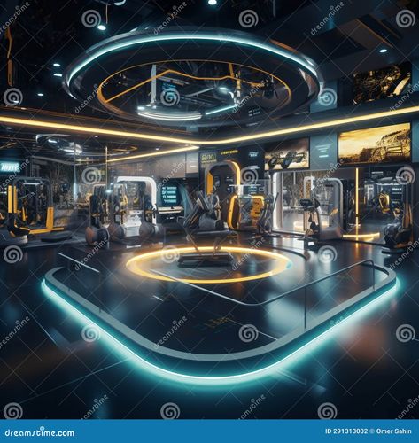 Gym Lobby, Futuristic Gym, Barbie Hotel, Different Workouts, Lobby Ideas, Gym Fitness Motivation, Gym Setup, Gym Room, Exercise Equipment