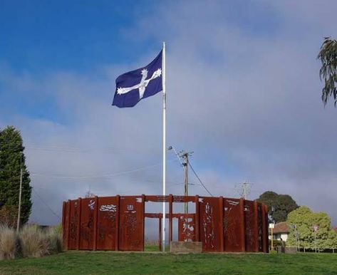 Eureka Stockade, Police Memorial, Aboriginal Art Dot Painting, Gold Miners, Victoria Police, Gold Prospecting, Public Sculpture, Commissioned Artwork, Military Diorama