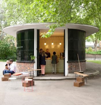 The kiosk, Bethnal Green Park Summer 2013  had some wonderful home made Elderflower cordial Kiosk Cafe, Abandoned Park, Best Restaurants In London, Pop Up Cafe, Mini Cafe, Green Gardens, Elderflower Cordial, Food Kiosk, Cafe Concept