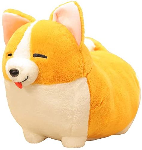 123Arts Cartoon Corgi Dog Soft Plush Throw Pillow Animal Pillow Plush Toy Cuddle Sleeping, Fat Corgi, Cartoon Corgi, Corgi Plush, Fluffy Corgi, Hugging Pillow, Corgi Gifts, Corgi Toys, Pillow Plush