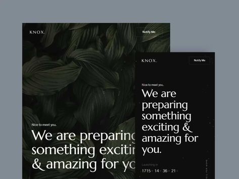 Knox is a free coming soon HTML template that might come in handy if you need a landing page with a countdown timer. Hero Banner, Coming Soon Landing Page, Website Coming Soon, Coming Soon Page, Text Animation, Countdown Timer, Something Interesting, Html Templates, Website Template