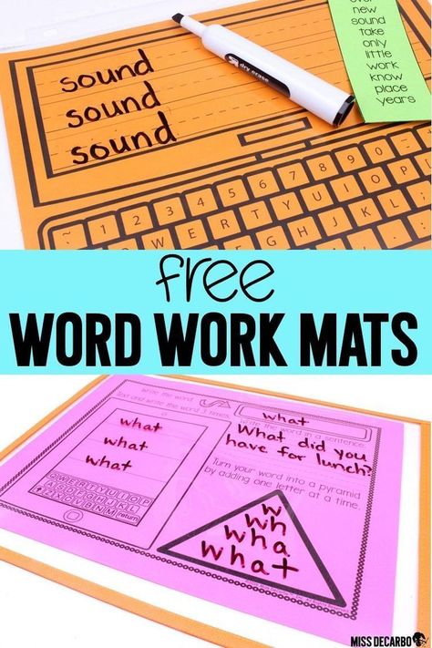 Word Work Ideas, Spelling Sight Words, Sight Word Spelling, Sight Word Centers, Word Work Stations, Word Work Centers, Teaching Sight Words, Daily Five, Small Group Reading