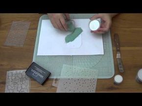 Papercrafting Techniques, Paper Craft Techniques, Embossing Techniques, Stamp Tutorial, Paper Craft Tutorials, Card Making Tips, Scrapbooking Techniques, Embossing Powder, Embossed Cards