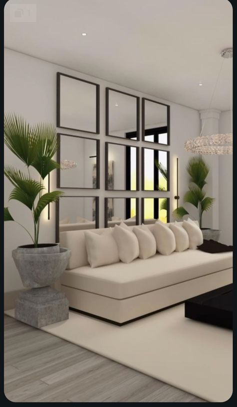 Mirrors in living room ideas