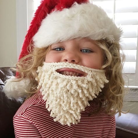 Ravelry: Baby Beard by Megan Graddy Beard Tutorial, Knitted Beard, Baby Beard, Crochet Beard, Beard Costume, Kids Knitting, Preemie Hats, Santa Beard, Baby Hat Knitting Pattern