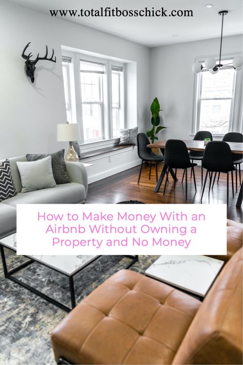 Owning An Airbnb, How To Start An Airbnb Business, How To Start A Business With No Money, Money Lender, Start A Business From Home, Odd Jobs, Money Makers, Additional Income, Air Bnb