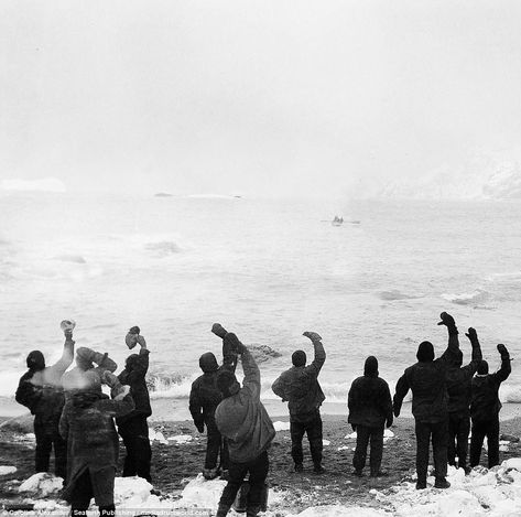 Images capture last voyage of Shackleton's Endurance | Daily Mail Online Endurance Shackleton, Endurance Ship, Shackleton Endurance, South Georgia Island, Heroic Age, Escape Plan, Sailing Vessel, Outside World, Nine Months