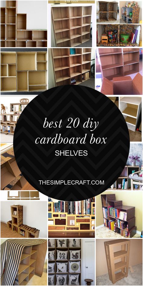 Best 20 Diy Cardboard Box Shelves #diy #cardboard #box #shelves #DIYBoxIdeas #diycardboardboxshelves Cardboard Shelves, Cardboard Box Storage, Cardboard Decor, Cardboard Box Diy, Cardboard Organizer, Cardboard Projects, Carton Diy, Cardboard Ideas, Cardboard Recycling