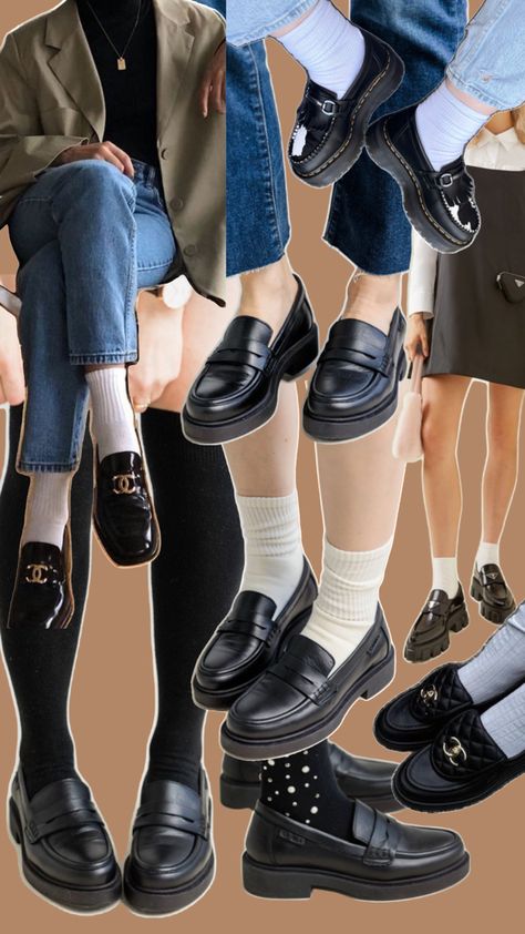 Love wearing socks with loafers? Here are a few cute loafers and socks ideas for preppy outfits for every occasion. Socks With Loafers, Cute Loafers, Loafers And Socks, Socks Ideas, Loafers With Socks, Women Loafers, Socks For Women, Cool Socks, Preppy Outfits