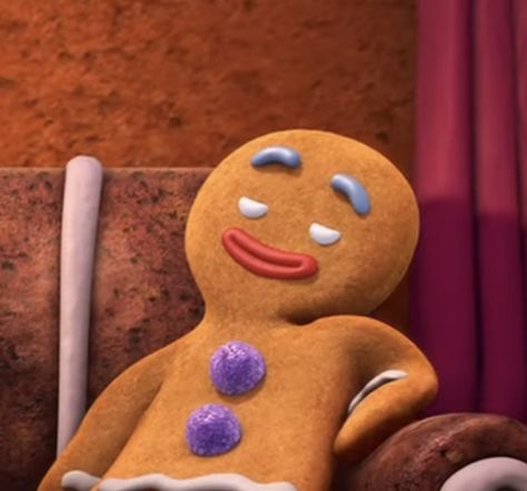 Gingerbread From Shrek, Petit Biscuit Shrek, Hear Me Put Characters Funny, Bad Hear Me Out Characters, Every Disney Character, Shark And Fiona, Random Disney Characters, Shrek Icons Aesthetic, Gingie Shrek