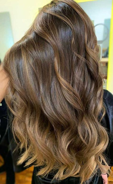 Honey Golden Blonde Hair Caramel Balayage Dark Brown, Sunkissed Balayage Brunettes Sun Kissed Brown Hair, Warm Blonde Balayage On Dark Hair, Balayage Brownhair, Fresh Hair Color, Subtle Blonde, Best Hair Color, Color Balayage, Hair Light