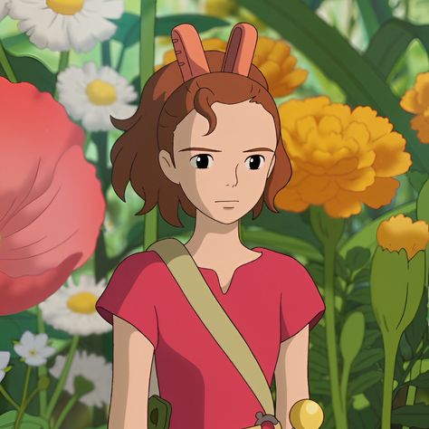 𝒕𝒉𝒆 𝒔𝒆𝒄𝒓𝒆𝒕 𝒘𝒐𝒓𝒍𝒅 𝒐𝒇 𝒂𝒓𝒓𝒊𝒆𝒕𝒕𝒚 Gihibi Studio, Arrietty Aesthetic, Profile Ig, The Secret World Of Arrietty, Secret World Of Arrietty, Studio Ghibli Background, Studio Ghibli Characters, Ghibli Studio, Peach Wallpaper