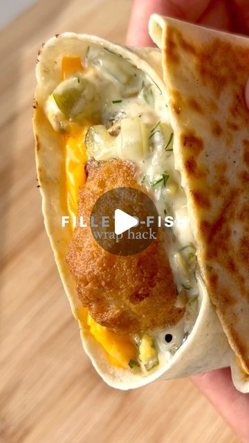 Fish Wraps Recipe, Fillet O Fish, Fish Wraps, Dill Salt, Gourmet Comfort Food, Breaded Cod, Fish Fillet Recipe, Fish Breading, Fish Wrap