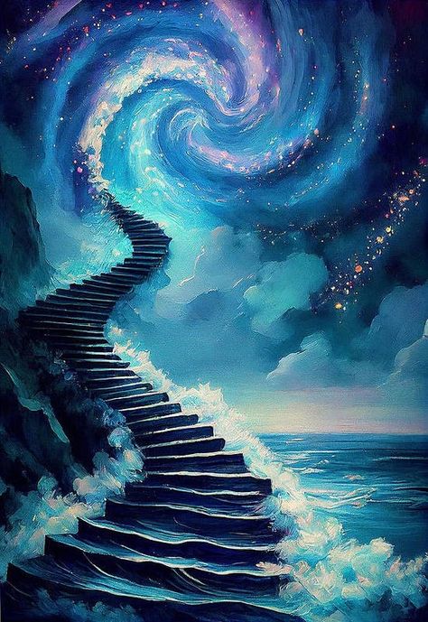 Designing Background, Sampad Art, Aesthetic River, Martial Peak, Staircase Art, Heaven Art, Planets Wallpaper, New Retro Wave, Fantasy Places