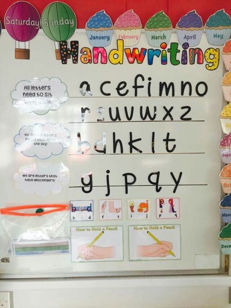 Handwriting Display, Classroom Displays, New School Year, Early Years, School Year, Handwriting, Literacy, Hold On