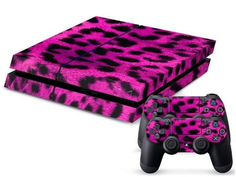 Play Station 4, Ps4 Controller Skin, Ps4 Skins, Gaming System, Playstation 4 Console, Hot Pink Leopard, Ps4 Console, Play Station, Ps4 Controller