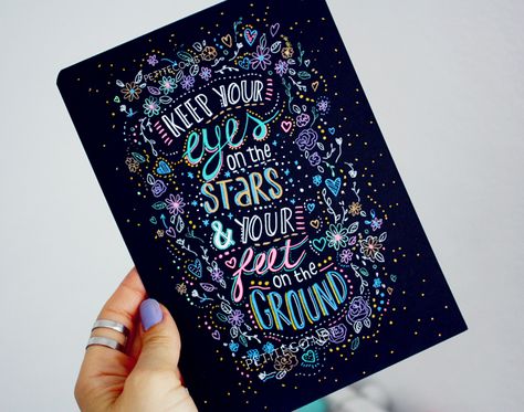 T.Roosevelt Gel Pen Art, Brush Lettering Quotes, Brush Pen Lettering, Black Paper Drawing, Journaling Inspiration, Hand Lettering Inspiration, Posca Art, Hand Lettering Art, Hand Lettering Fonts