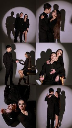 Fashion Show Poses For Couples, Black Formal Couple Photoshoot, Wedding Couple Studio Photoshoot, Couple Theme Photoshoot, Couple Outfit Ideas For Pictures, Couple Model Poses, Couple Photo Shoot Outfits, Couples Photoshoot Studio, Couple Studio Photoshoot Ideas