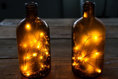 upcycle-brew-dr-kombucha-9 Cultivating Creativity, Kombucha Bottles, Creative Upcycling, Crafts With Glass Jars, Diy Recycled Projects, Brown Glass Bottles, Centerpieces Ideas, Homemade Home Decor, Brown Bottles