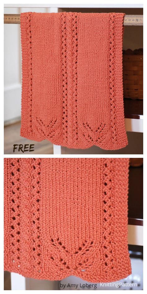 Knit Lace Edged Hand Towel Free Knitting Pattern - Knitting Pattern Knit Kitchen Towel Pattern, Knitting Towels, Knit Dishcloth Pattern, Knitted Washcloth Patterns, Intermediate Knitting Patterns, Design Kitchen Ideas, Knitted Washcloths, Animal Knitting Patterns, Dishcloth Knitting Patterns