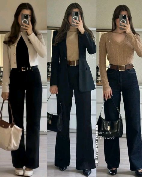 Business Casual Outfits Brunette, Daily Formal Outfit Women, Black Pants Outfit Ideas For Women, Professor Woman Outfit, Winter Formals For Women, Professional Woman Outfits, Professional Formal Outfits Women, Legal Intern Outfit, Navy Blue Professional Outfits