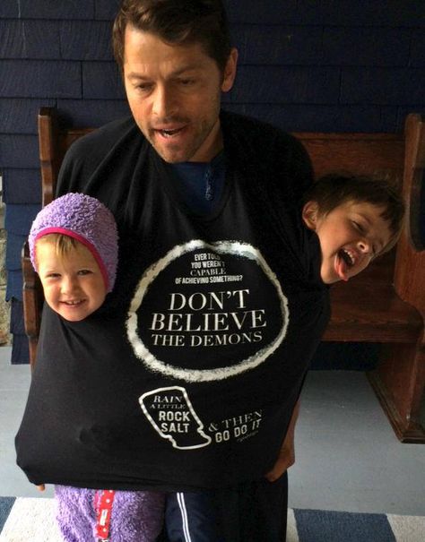 Misha Collins Kids, West Collins, Leo King, Jensen Misha, I Am Not Ashamed, Jensen And Misha, Spn Cast, Supernatural Destiel, Supernatural Fans