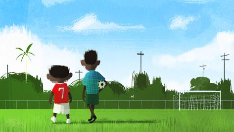 ArtStation - Soccer, Beomjin Kim Field Illustration, Football Manager, Character Designer, Illustration Character, Illustration Character Design, Soccer Field, Illustrator, Character Design, Soccer