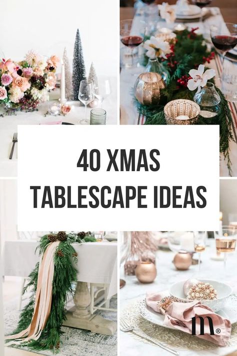 40+ Spectacular Ideas For Xmas Tablescape Snow Globe Tablescape, Winter Table Scapes Ideas, Ladies Christmas Dinner Table Ideas, Holiday Tablescapes Round Table, Unique Christmas Tablescapes, Christmas Tablescapes 2024, Christmas Table Scape Ideas, Christmas Wedding Table Settings, Christmas Table Scapes Ideas Holidays