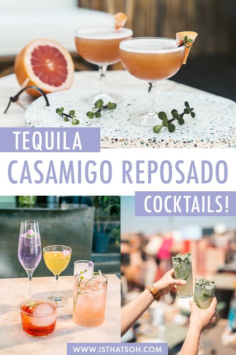 Tequila Casamigo Reposado Cocktails Tequila Wedding Cocktails, Tequila Reposado Cocktails, Reposado Tequila Cocktails, Casamigos Tequila Drinks, Reposado Cocktails, Tequilla Cocktails, Casamigos Reposado, Reposado Margarita, Margarita Truck