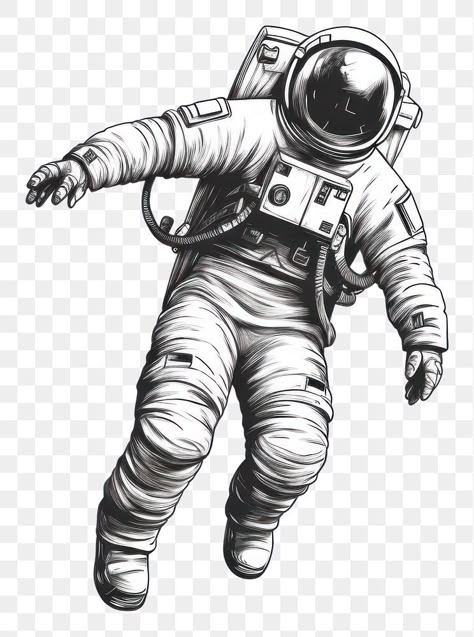 Floating Astronaut Drawing, Falling Astronaut Tattoo, How To Draw An Astronaut, Space Man Drawing, Astronaut Reference, Astronaut Sketch, Drawing Astronaut, Astronaut Painting, Easy Diy Tie Dye