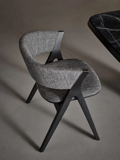 Fabric chair with ash structure REMO by Bonaldo_4 Italian Furniture Brands, Office Chair Without Wheels, Iconic Furniture, Italian Furniture, Chairs Armchairs, Chair Fabric, Wall Unit, Rowing, Modern Chairs