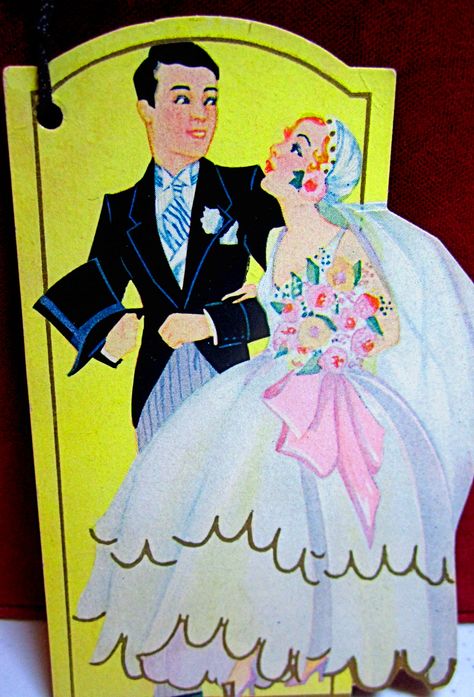 Available from puffadonna on etsy. 1930s Bride, Bridge Cards, Bridge Tally Cards, Erte Art Deco, Flapper Wedding, Erte Art, Art Deco Cards, Bridge Card, Art Deco 1920s