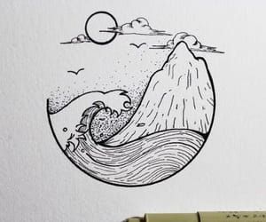 83 images about drawings to recreate on We Heart It | See more about art, drawing and draw Tattoo Wave, Tumblr Sketches, Kunst Tattoos, Heart Sketch, Mountain Tattoo, Waves Tattoo, Arte Sketchbook, Tree Tattoo, Trendy Tattoos