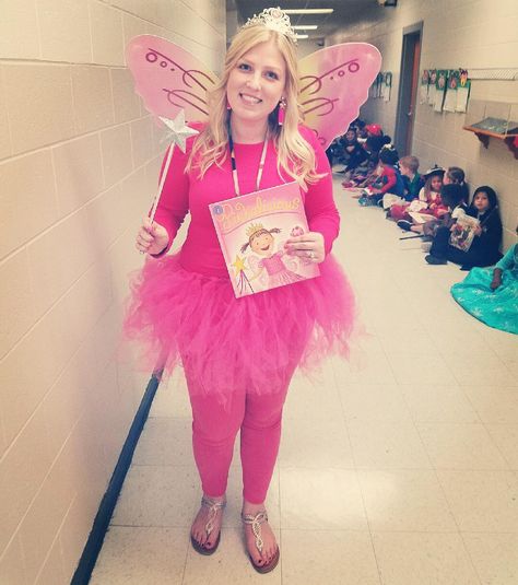 💗💗💗💗💗 I brought all the pink to the book character parade today! #pinkalicious Book Character Parade, Halloween Costume For Teachers, Teacher Book Character Costumes, Costume For Teachers, Halloween Costumes For Teachers, Easy Book Week Costumes, Kids Book Character Costumes, Costumes For Teachers, Book Characters Dress Up