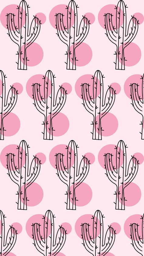 #wallpaper #wallpapers #cacto #cactos #Rosa #template Aesthetic Cactus Wallpaper, Aesthetic Cactus, Wallpaper Country, Adorable Aesthetic, Cactus Wallpaper, Contemporary Prints, Cow Wallpaper, Best Wallpaper Hd, Wallpaper Iphone Boho