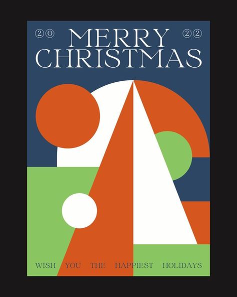 Merry Christmas and Happy New Year abstract geometric card design. Modern flat minimalist style. Merry Christmas invitation, poster, greeting card Abstract Christmas Cards, Minimalist Christmas Cards, Minimalist Christmas Card, Invitation Poster, Christmas Invitation, Modern Flat, Christmas Invitations, Christmas Card Design, Poster Invitation