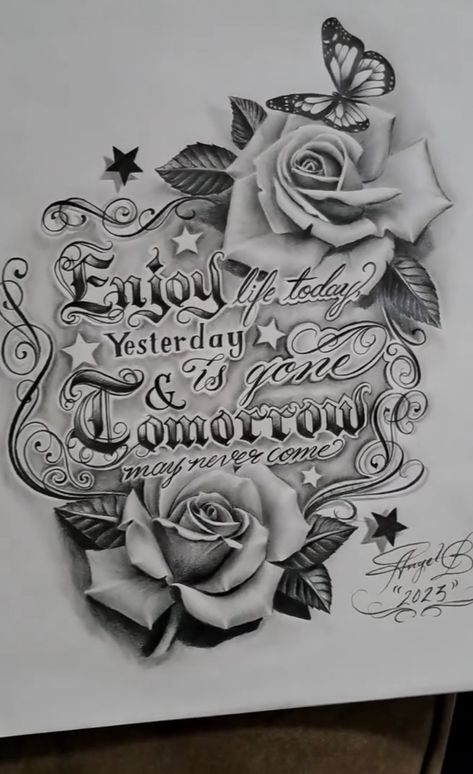 Tattoodrawing Tattoo Designs, Complex Drawing Ideas, Jail Letter Drawings, Prison Art Drawings Tattoo, Sketches With Quotes, Chicano Drawings Sketches, Chicano Drawings Love, Chicano Love Art Drawings, Chicano Art Drawings Sketches