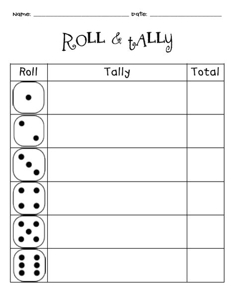 Routines And Procedures, Roll And Cover, Elementary Lessons, Kindergarten Curriculum, Tally Marks, Curriculum Planning, 7th Grade Math, Math Activity, My Class