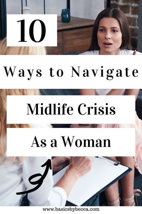 Embark on the journey of midlife with confidence and grace! 🌸 Discover 10 effective strategies to navigate a midlife crisis as a woman. Embrace personal transformation and find the path to growth. Read the full blog for empowering insights! #MidlifeCrisis #WomenEmpowerment #PersonalGrowth #BasicsByBecca #TransformationJourney #EmbraceChange #ThrivingInMidlife Midlife Crisis Women, Women Basics, Midlife Crisis, Personal Transformation, Mid Life Crisis, Women Leaders, Embrace Change, Professional Growth, Life Choices