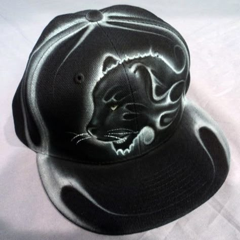 Airbrush Hat, Airbrush Fashion, Hat Belts, Green Chinese Dragon, Hat Business, Airbrush Designs, Painted Hats, Faith Clothing, East Lansing